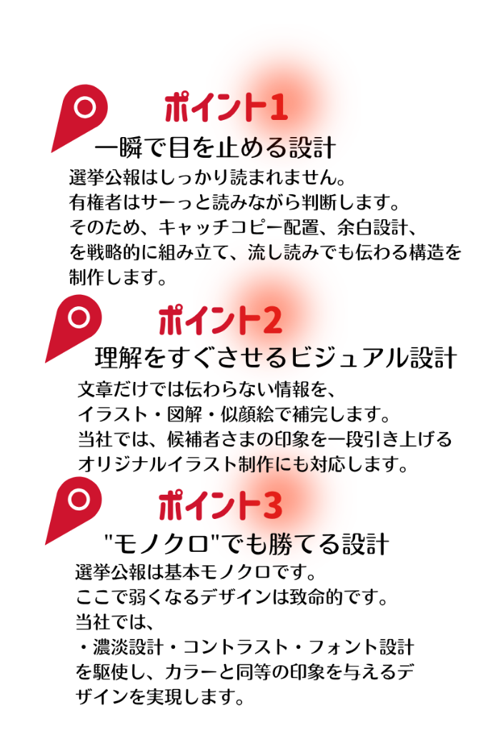 デザインポイント 3つのポイント